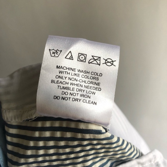 True Flies Life Off The Chart Shorts sz 38 Mens Striped Blue/White - Picture 8 of 8